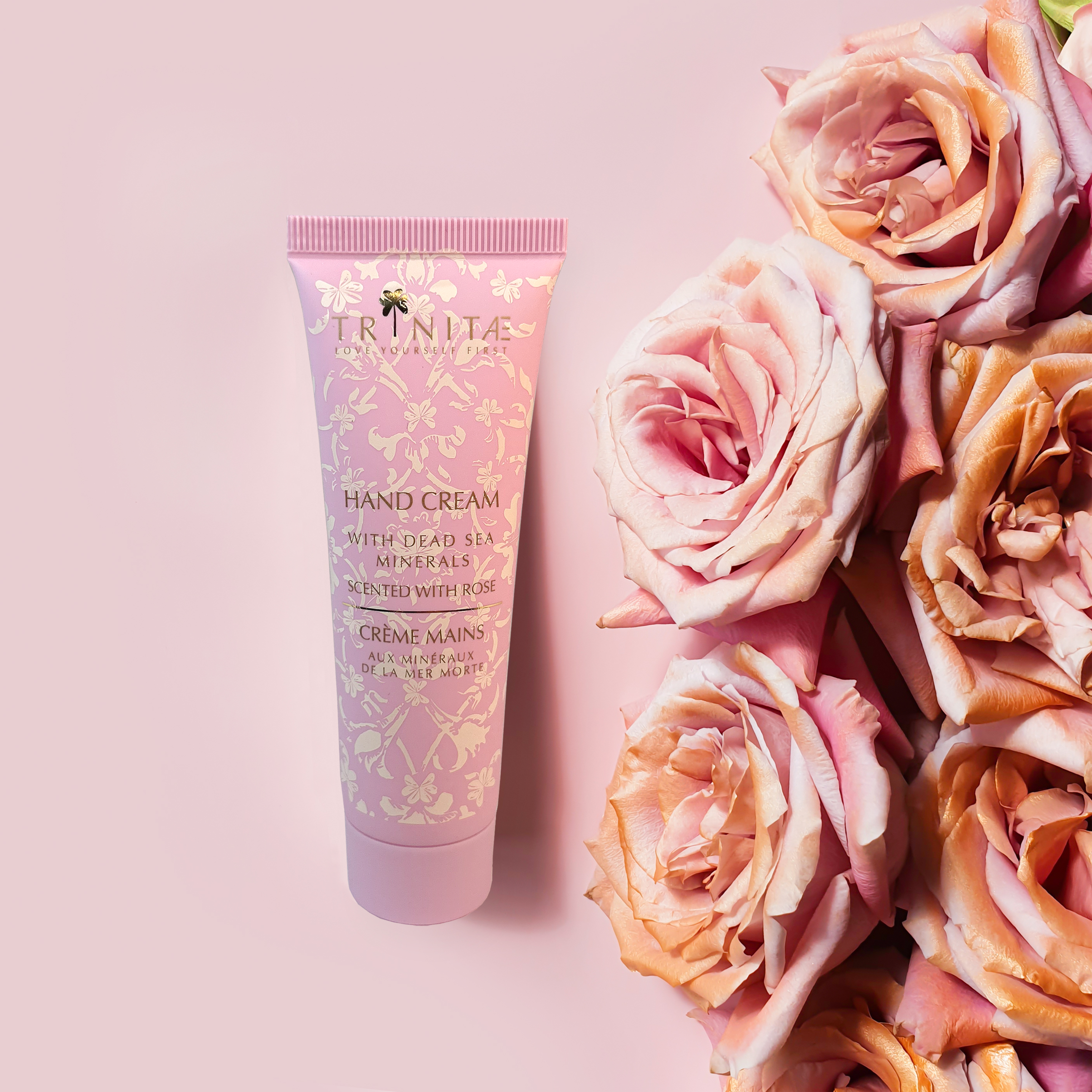 Trinitae Luxus Handcreme mit Rose