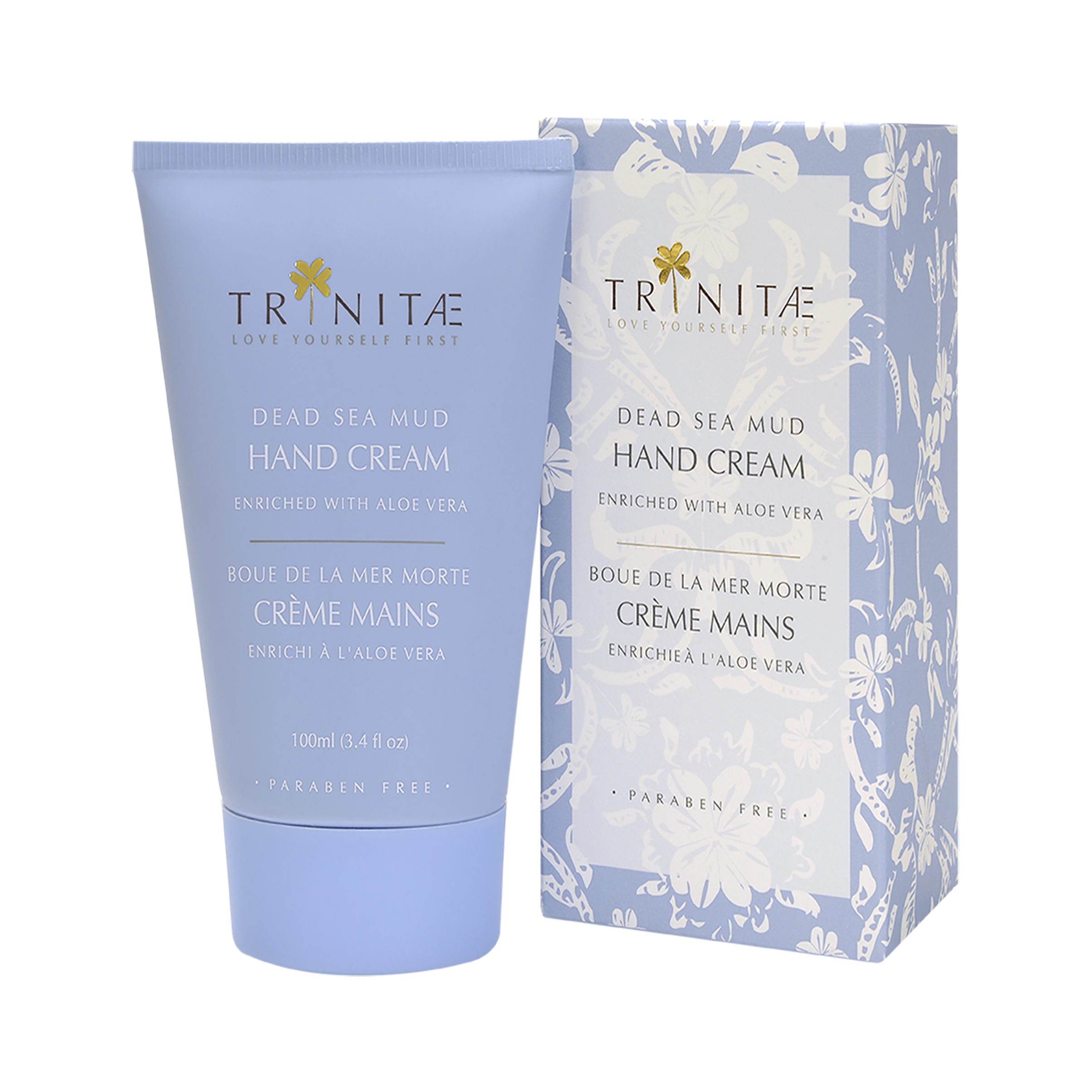 Trinitae Totes Meer Schlamm reparierende Handcreme für trockene Haut