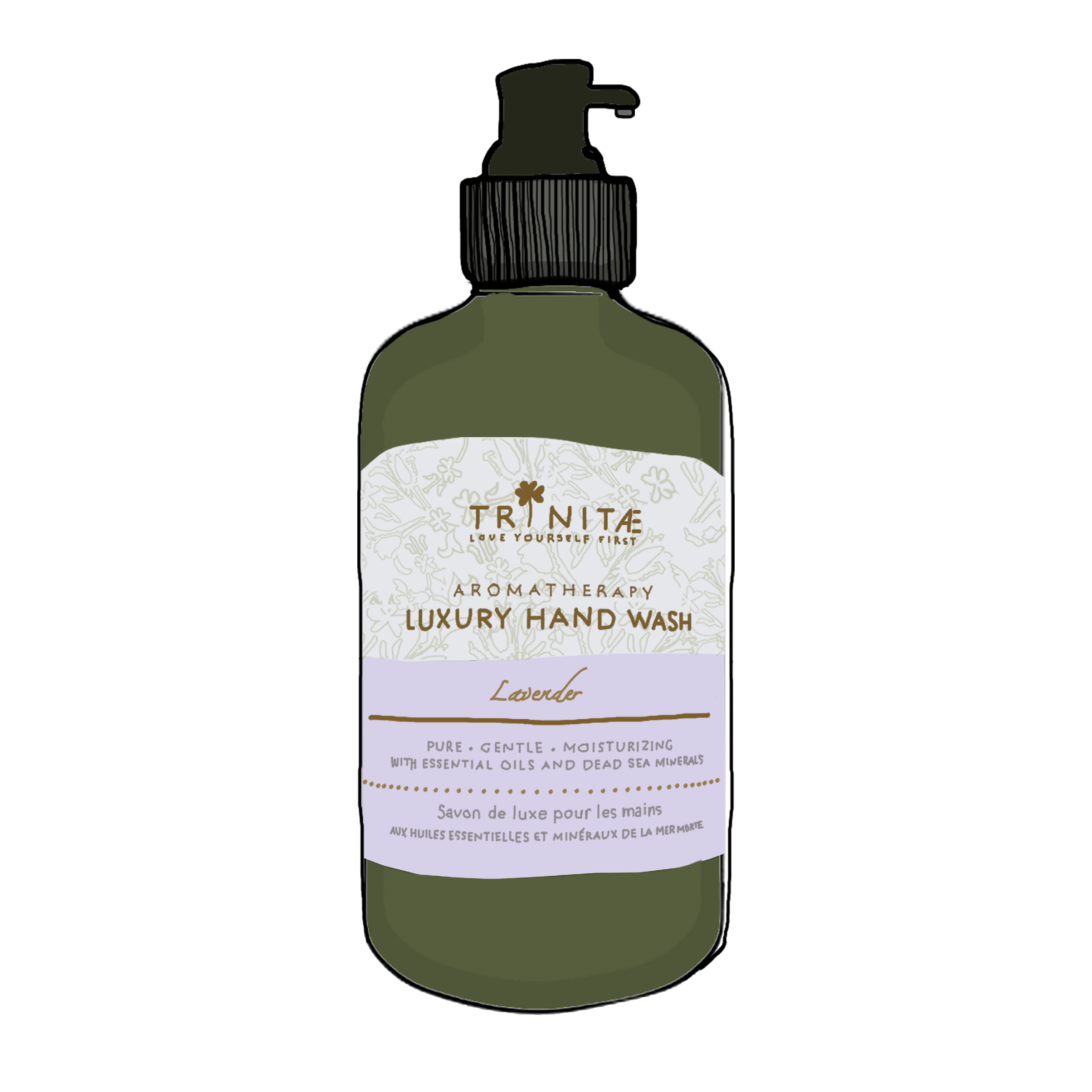 Trinitae feuchtigkeitsspendende Luxuriöse Handpflege Handseife Flüssigseife