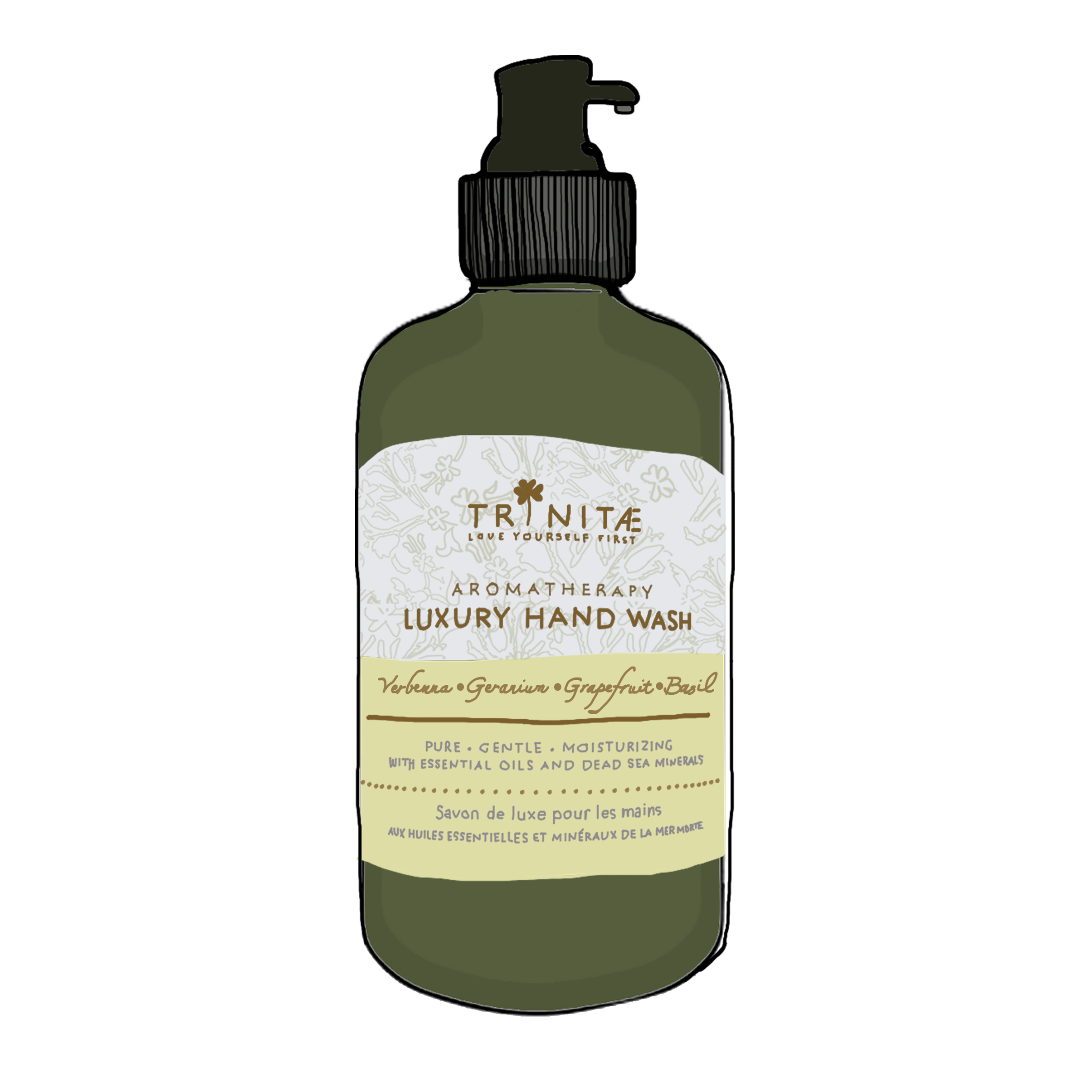 Trinitae feuchtigkeitsspendende Luxuriöse Handpflege Handseife Flüssigseife