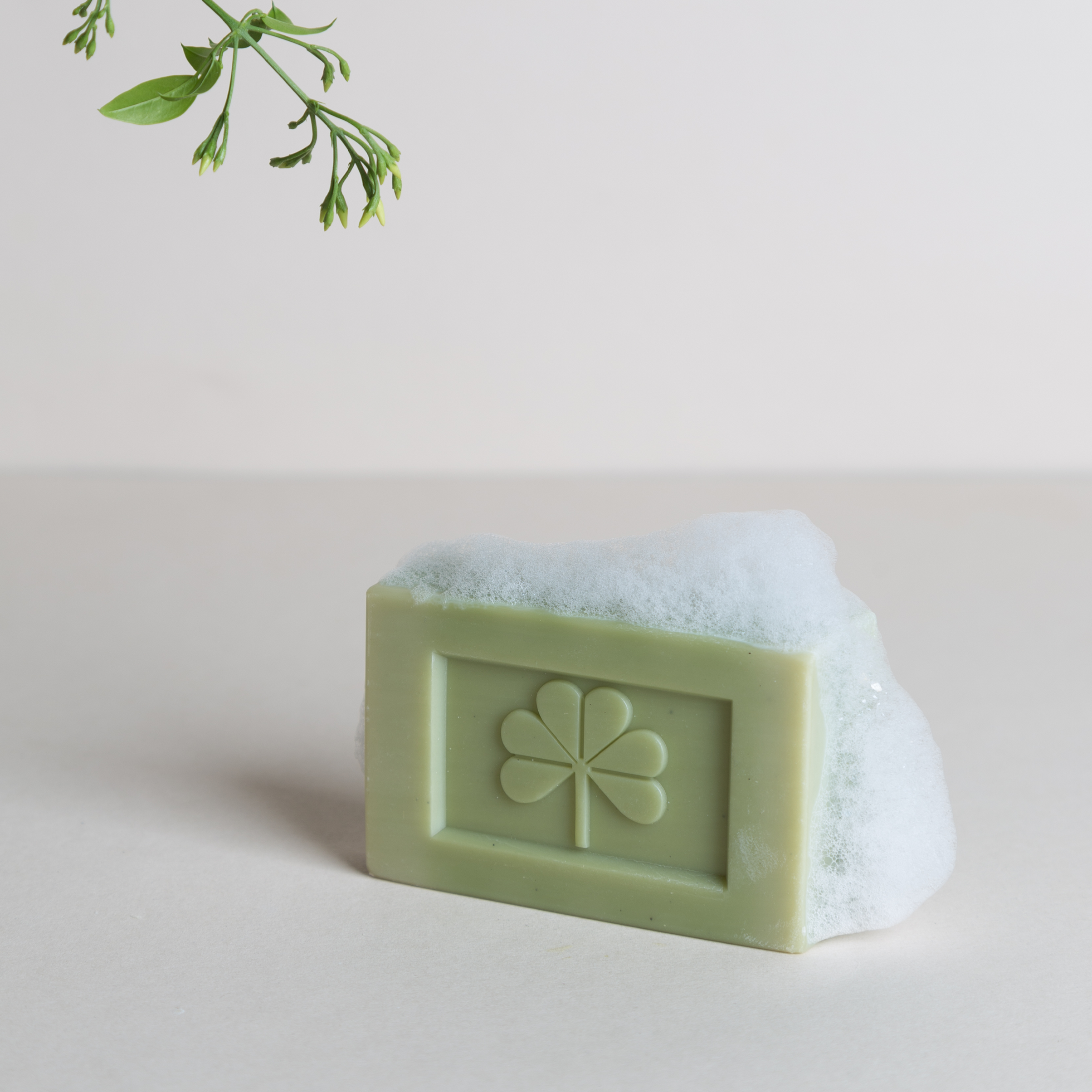 Trinitae Luxus Seife mit Pfefferminze & Spirulina