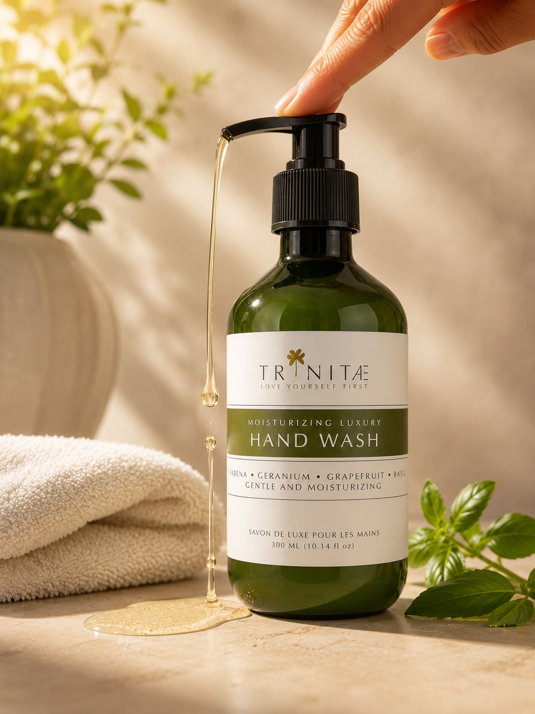Trinitae feuchtigkeitsspendende Luxuriöse Handpflege Handseife Flüssigseife