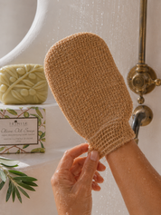 Naturfaser Peelinghandschuh