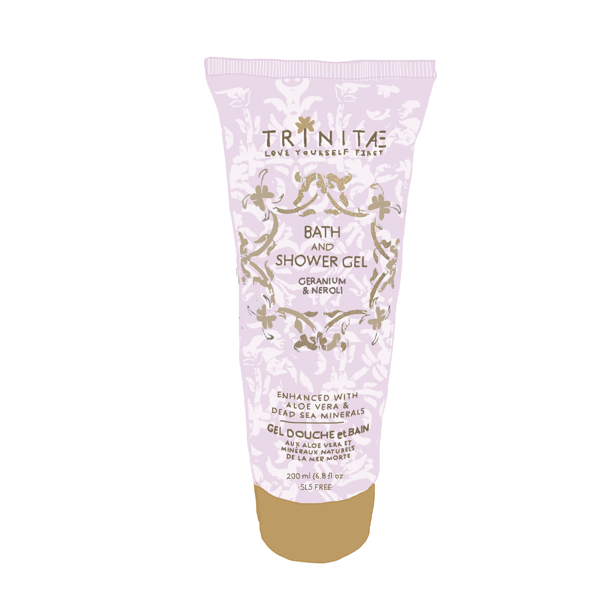 Trinitae Luxus Duschgel Geranium & Neroli