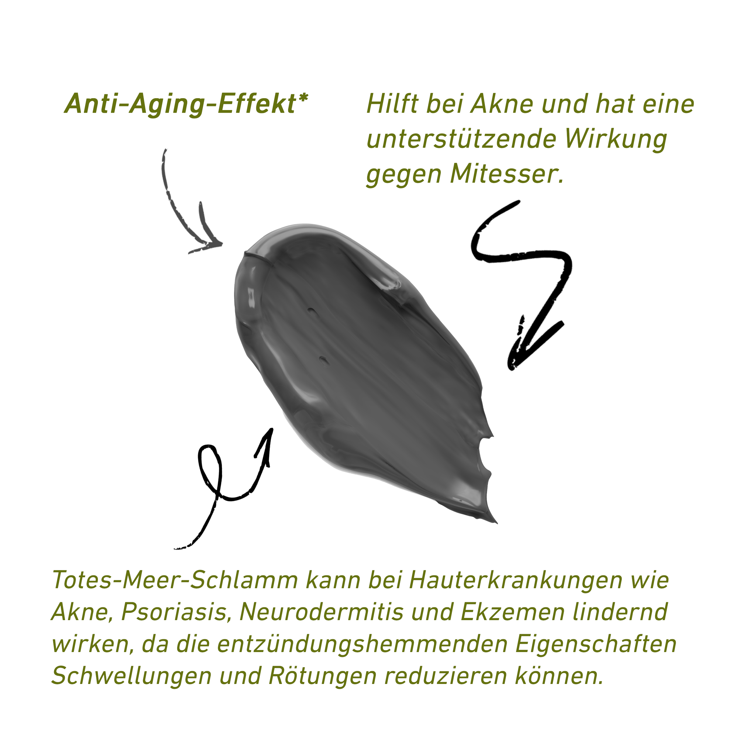 Trinitae gereinigter Totes Meer Schlamm pur (250g)