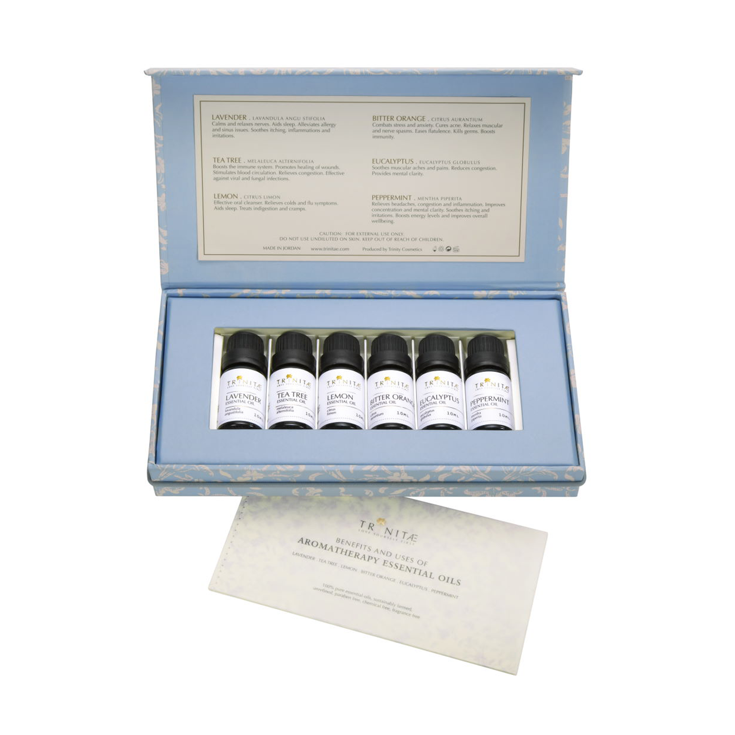 Trinitae Aromatherapie essentielle Öle Set (6 x 10ml)