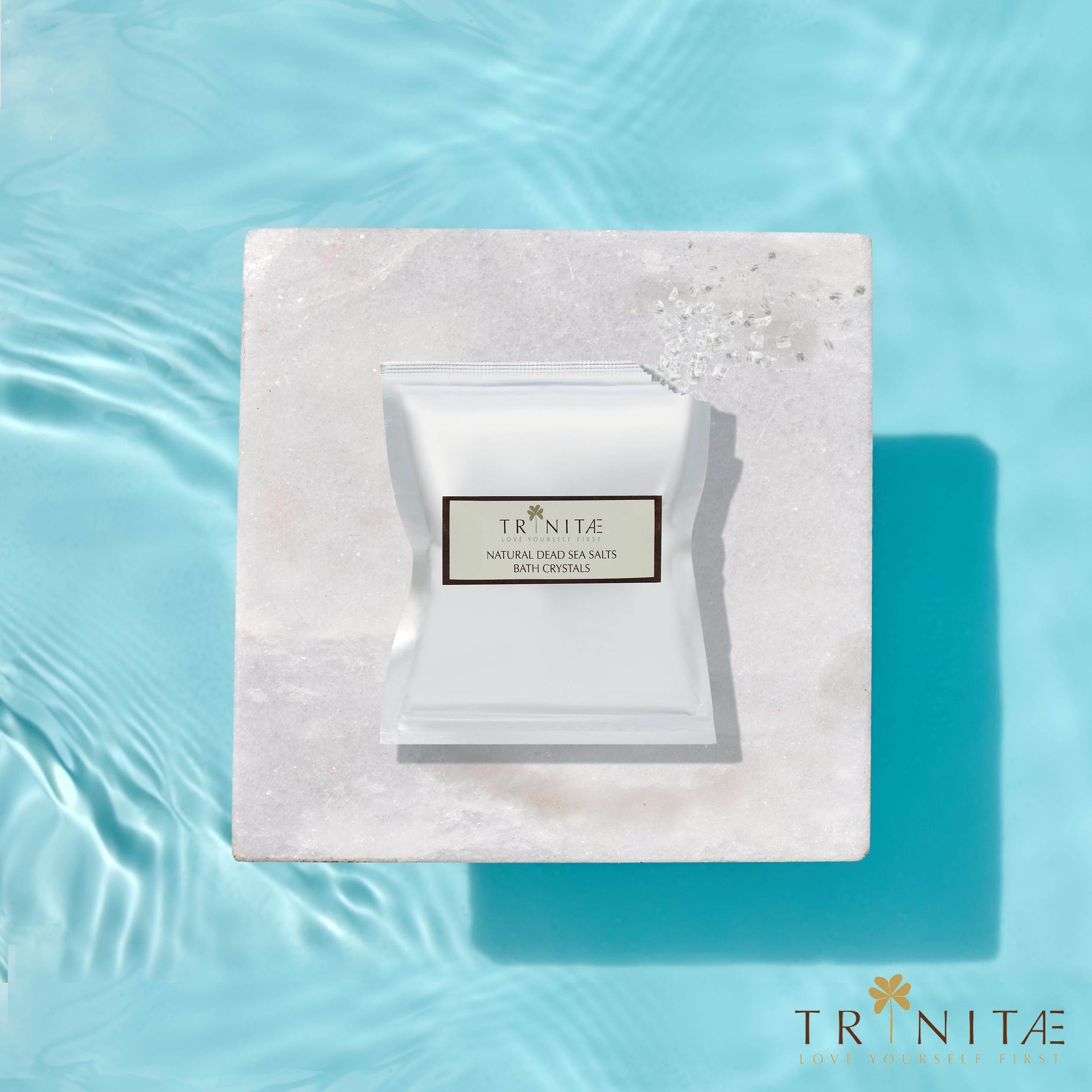 Trinitae gereinigte Natur Totes Meer Salzkristalle pur (250g)