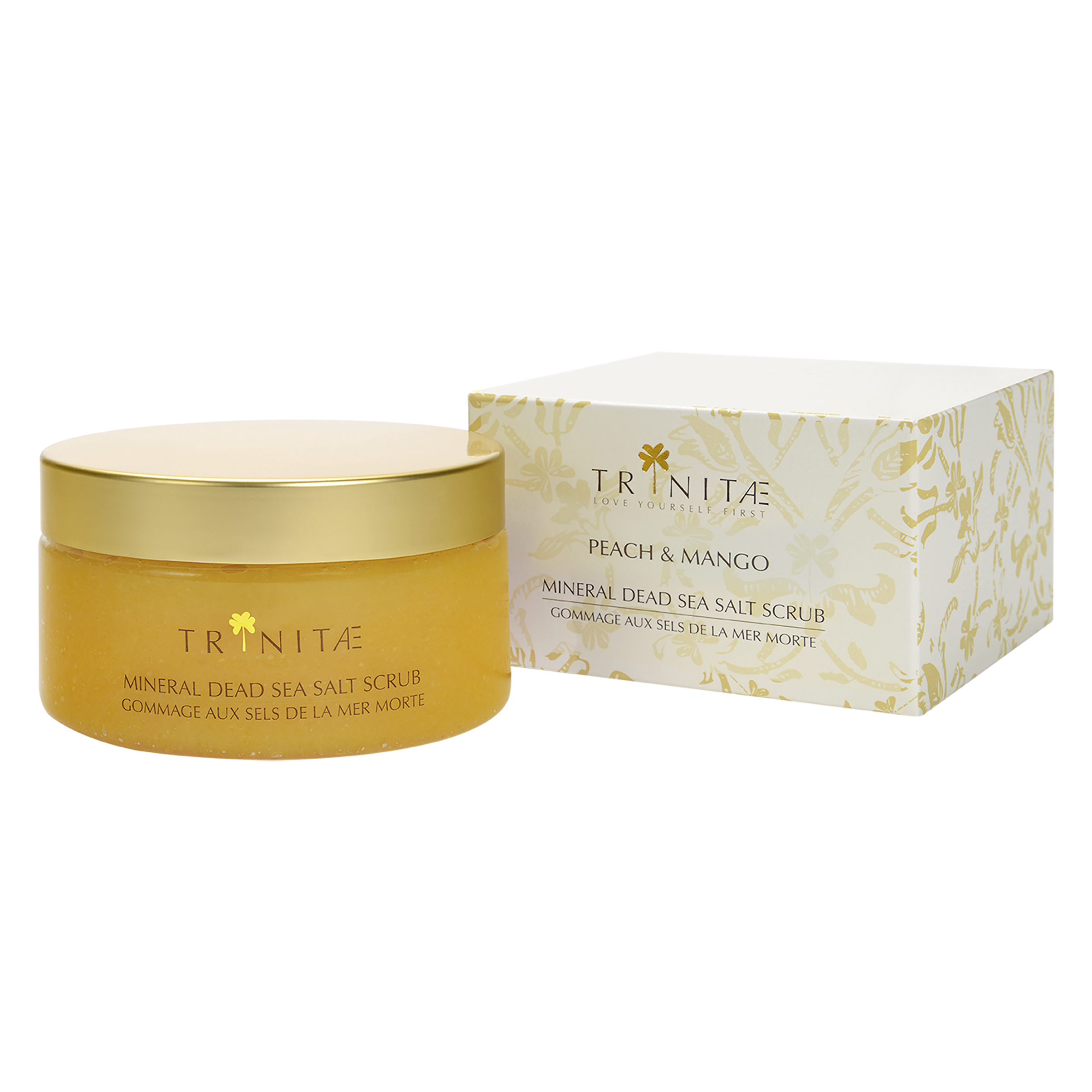 Trinitae Totes Meer Aroma Salzpeeling Pfirsich & Mango – www.trinitae.de